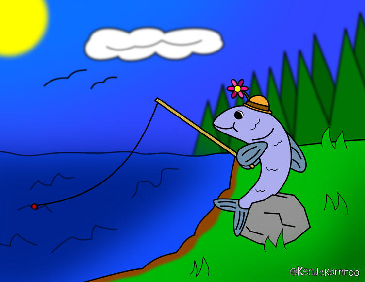 fishing fish